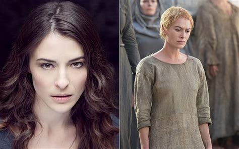 lena headey nackt|Game of Thrones: Lena Headeys nude Walk of Shame body。